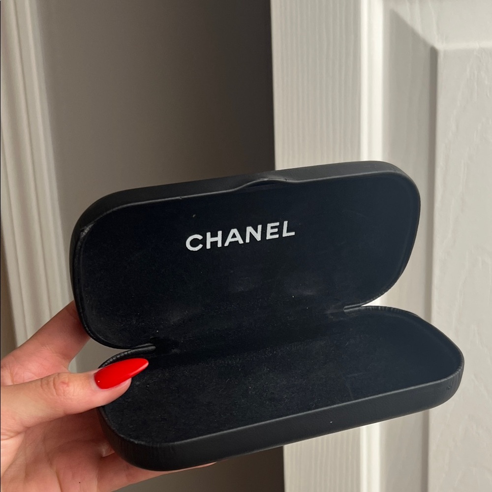 CHANEL Black Eyewear Case